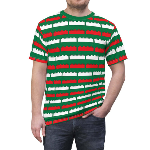 Christmas Colors - Unisex Cut & Sew Tee (AOP)