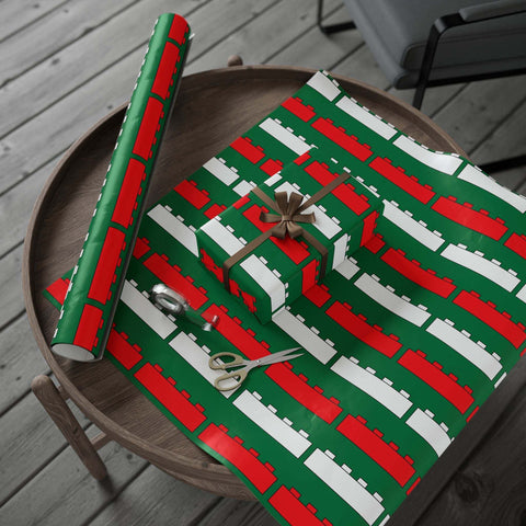 Christmas Bricks Wrapping Paper