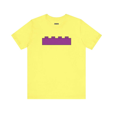 Purple Brick T-Shirt – Simple, Bold, and Classic