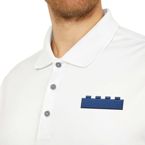 Blue Brick adidas Unisex Performance Polo