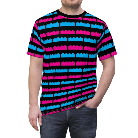 Miami Vice Colors - Unisex Cut & Sew Tee (AOP)