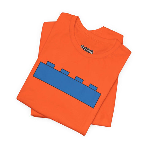 Blue Brick T-Shirt – Simple, Bold, and Classic