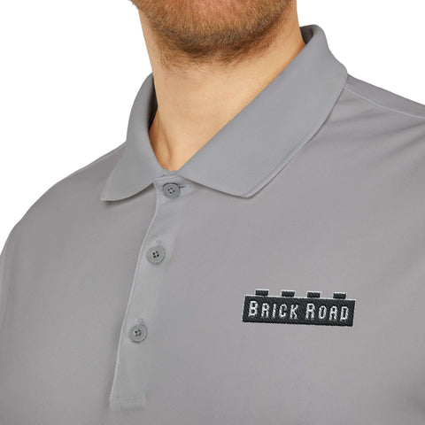 Brick Road Logo adidas Unisex Performance Polo